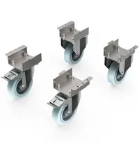 Electrolux Wielenset | SkyLine ChillS/CROSSWISE Blastchillers  | 4 Wielen (2 Geremd) 