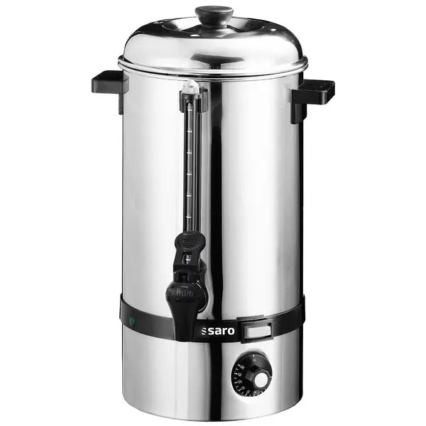 Verwarmde Drankendispenser | HOT DRINK MINI | RVS | 10L | 30°C/110°C | 2.4kW (230V) | Enkelwandig | Ø225x490(h)mm
