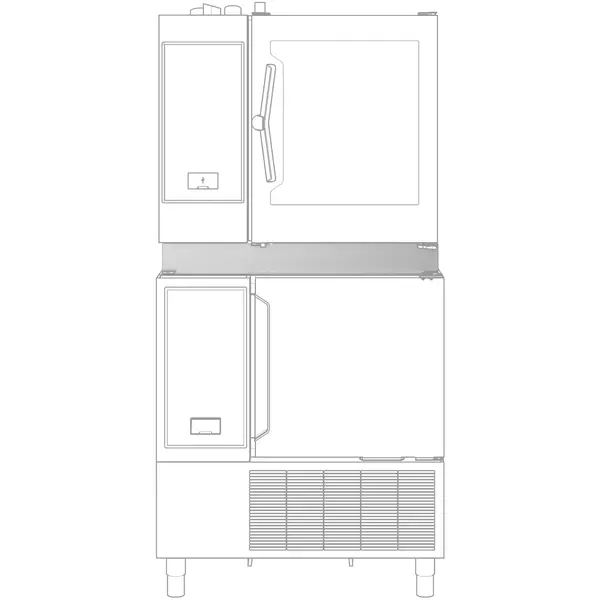 Stapelkit | SkyLine ChillS Blastchillers | 895x765x100(h)mm