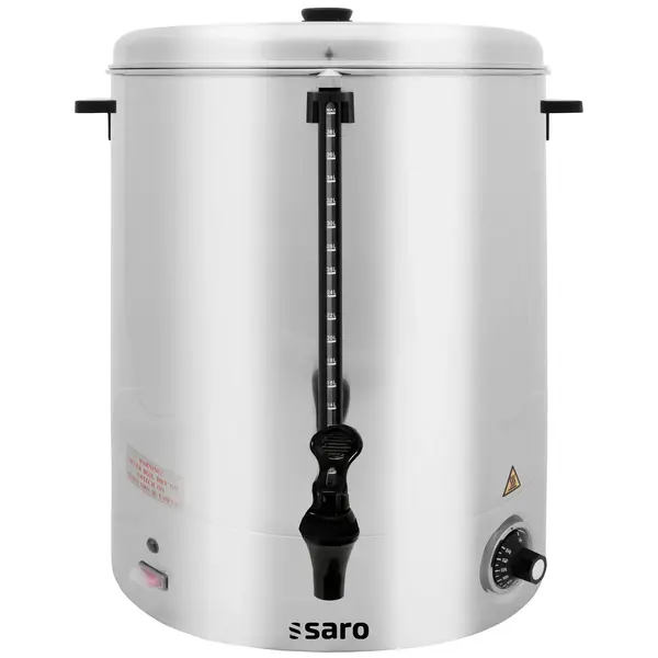 Verwarmde Drankendispenser | HOT DRINK MAXI | RVS | 40L | 30°C/110°C | 2.4kW (230V) | Enkelwandig | Ø390x600(h)mm