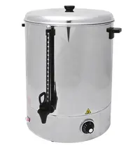 Saro Verwarmde Drankendispenser | HOT DRINK MAXI | RVS | 40L | 30°C/110°C | 2.4kW (230V) | Enkelwandig | Ø390x600(h)mm