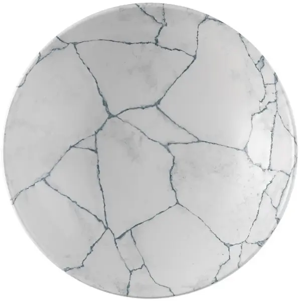 Coupeschalen | STUDIO PRINTS KINTSUGI | Porselein | Lichtgrijs | 12 Stuks | Ø182x30(h)mm