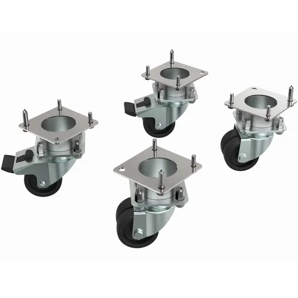 Wielenset | CROSSWISE 5 Niveaus Blastchillers  | 4 Wielen (2 Geremd)