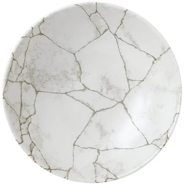 Coupeschalen | STUDIO PRINTS KINTSUGI | Porselein | Grijs | 12 Stuks | Ø182x30(h)mm