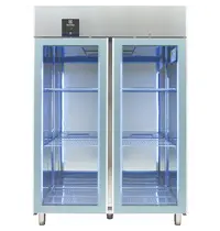 Electrolux Koelkast | ecostore | 1430L (2/1 GN) | RVS | +2°C/+10°C | Geforceerd | Draaideuren | Temperatuuralarm | 1441x835x2010(h)mm