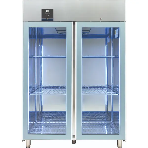 Koelkast | ecostore | 1430L (2/1 GN) | RVS | +2°C/+10°C | Geforceerd | Draaideuren | Temperatuuralarm | 1441x835x2010(h)mm
