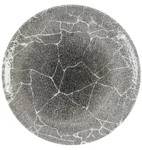 Churchill Coupeborden | STUDIO PRINTS KINTSUGI REVERSE | Keramiek | Zwart | 12 Stuks | Ø288mm 