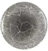Churchill Coupeborden | STUDIO PRINTS KINTSUGI REVERSE | Keramiek | Zwart | 12 Stuks | Ø260mm 