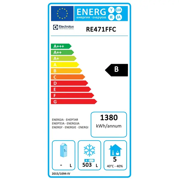 Vrieskast | ecostore HPe | 670L (2/1 GN) | RVS | -15°C/-22°C | Geforceerd | App | Temperatuuralarm | 740x885x2080(h)mm