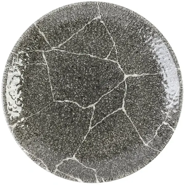 Coupeborden | STUDIO PRINTS KINTSUGI REVERSE | Keramiek | Zwart | 12 Stuks | Ø165mm