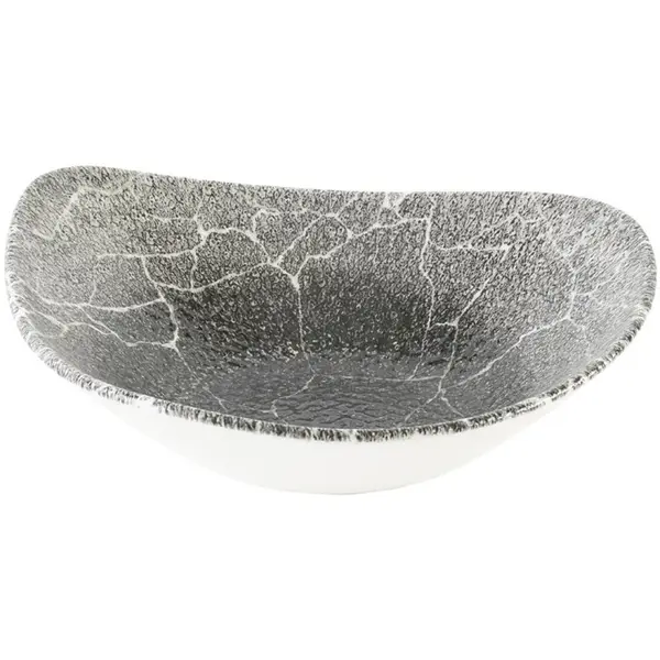 Kommen | STUDIO PRINTS KINTSUGI REVERSE | Keramiek | Zwart | 60cl | 12 Stuks | Ø235mm