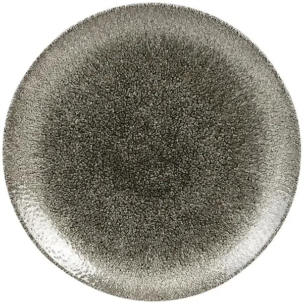 Coupeborden | STUDIO PRINTS RAKU | Porselein | Zwart | 12 Stuks | Ø217mm