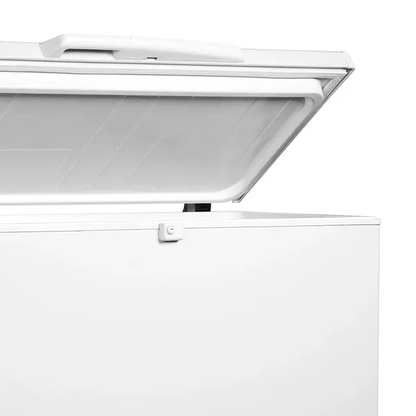 Koelkist | EBC | Wit | 414L | +3°C/+10°C | Statisch | Kanteldeksel | Wielen | 1516x696x857(h)mm