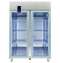 Electrolux Koelkast | ecostore Premium | 1430L (2/1 GN) | RVS | +2°C/+10°C | Geforceerd | Draaideuren | Bluetooth + App | Temperatuuralarm | 1441x835x2050(h)mm
