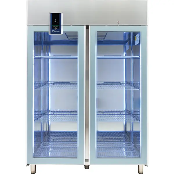 Koelkast | ecostore Premium | 1430L (2/1 GN) | RVS | +2°C/+10°C | Geforceerd | Bluetooth + App | Temperatuuralarm | 1441x835x2050(h)mm