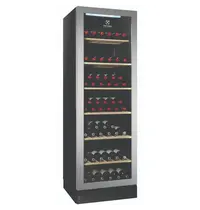 Electrolux Wijnkoelkast | 390L (170x 75cl) | RVS/Zwart | 2 Zones | +5°C/+22°C | Statisch + Ventilator | 595x595x1850(h)mm 