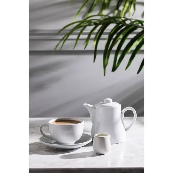 Melkkannetjes | WHITEWARE | Porselein | Wit | 4.3cl | 12 Stuks | 50x50x50(h)mm