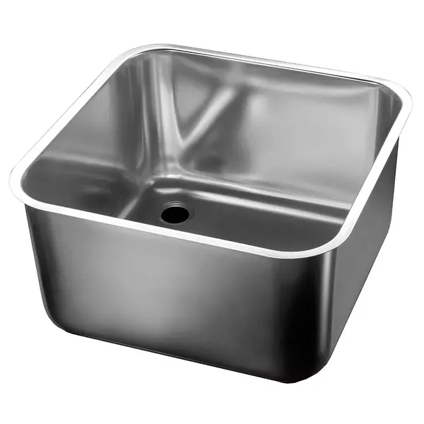 Spoelbak | RVS | In-/Onderbouw | Incl. Standpijp | 503x503x300(h)mm