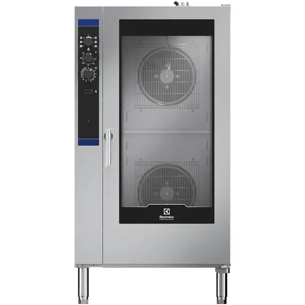 Heteluchtoven | CROSSWISE | 20 Niveaus (1/1 GN) | Elektrisch | 30°C/300°C | 34.5kW (400V) | Bevochtiging (Handmatig) | 890x900x1700(h)mm