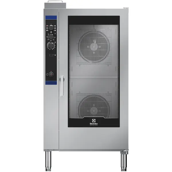 Heteluchtoven | CROSSWISE | 20 Niveaus (1/1 GN) | Gas | 30°C/300°C | 35kW/0.5kW (230V) | Bevochtiging (Handmatig) | 890x900x1700(h)mm