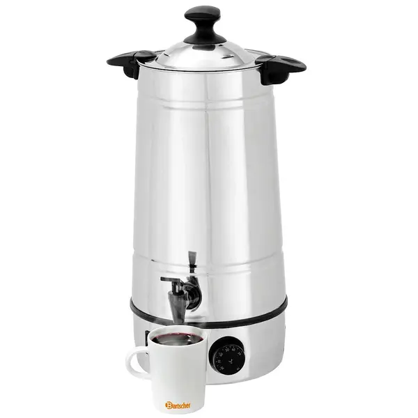 Verwarmde Drankendispenser | RVS | 9L | 30°C/80°C | 2.2kW (230V) | Enkelwandig | 275x260x490(h)mm