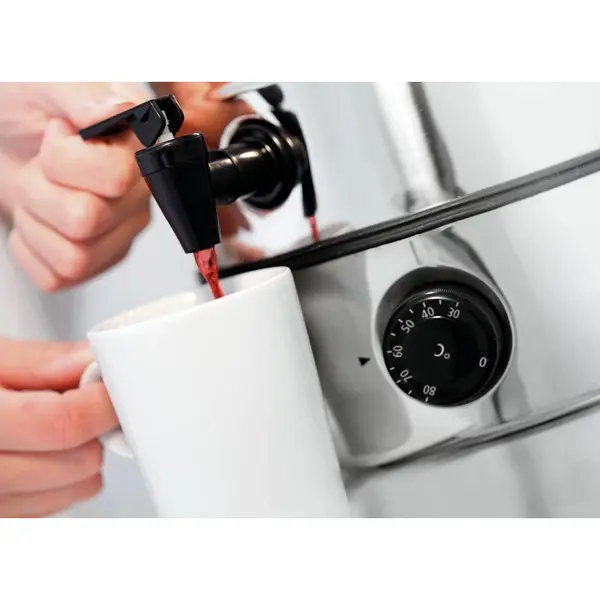 Verwarmde Drankendispenser | RVS | 9L | 30°C/80°C | 2.2kW (230V) | Enkelwandig | 275x260x490(h)mm