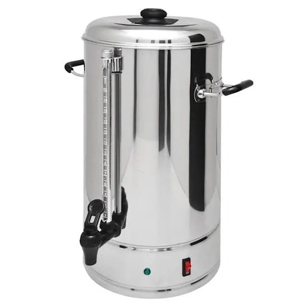 Verwarmde Drankendispenser | RVS | 10L | 0°C/110°C | 2kW (230V) | Enkelwandig | Ø220x430(h)mm
