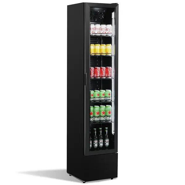 Koelkast | NAP | 150L | Zwart | +2°C/+10°C | Geforceerd | 390x470x1883(h)mm