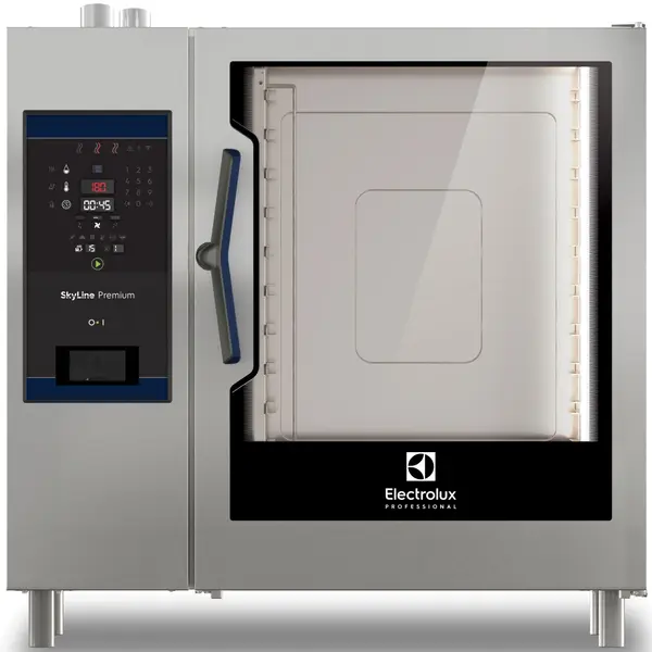 Combisteamer | SkyLine Premium | Elektrisch | 10 Niveaus (2/1 GN) | 25°C/300°C | 40.1kW (230V-3F) | Zelfreiniging | 1090x971x1058(h)mm