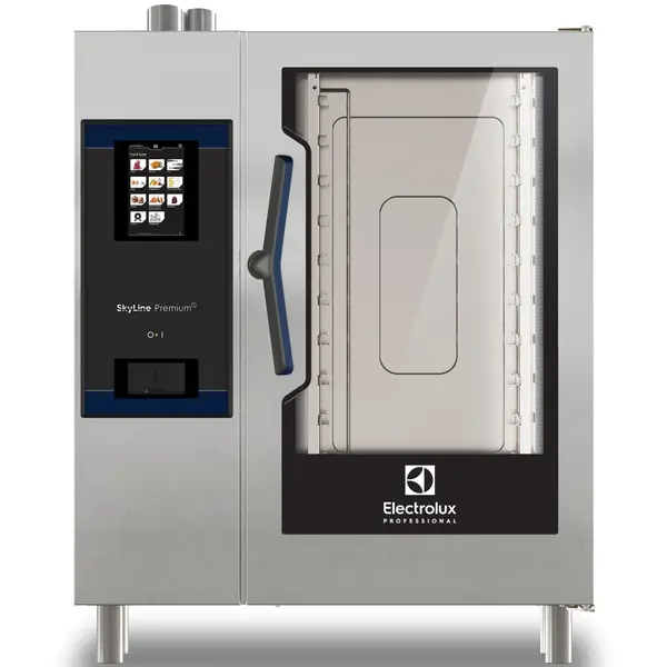 Combisteamer | SkyLine PremiumS | Elektrisch | 10 Niveaus (1/1 GN) | 25°C/300°C | 20.3kW (230V-3F) | Zelfreiniging | Touchscreen | 867x775x1058(h)mm