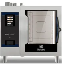Electrolux Combisteamer | SkyLine PremiumS | Gas | 6 Niveaus (1/1 GN) | 25°C/300°C | 19kW/1.1kW (230V) | Zelfreiniging | Touchscreen | 867x775x808(h)mm 