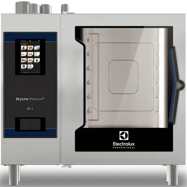 Combisteamer | SkyLine PremiumS | Gas | 6 Niveaus (1/1 GN) | 25°C/300°C | 19kW/1.1kW (230V) | Zelfreiniging | Touchscreen | 867x775x808(h)mm