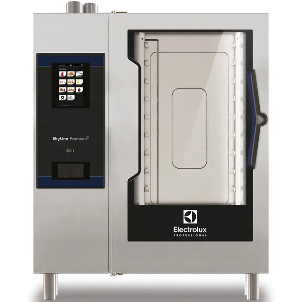 Combisteamer | SkyLine PremiumS | Gas | 10 Niveaus (1/1 GN) | 25°C/300°C | 31kW/1.1kW (230V) | Zelfreiniging | Touchscreen | 867x775x1058(h)mm