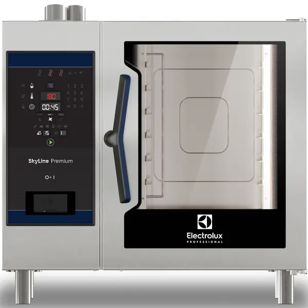 Combisteamer | SkyLine Premium | Elektrisch | 6 Niveaus (1/1 GN) | 25°C/300°C | 11.8kW (230V-3F) | Zelfreiniging | 867x775x808(h)mm
