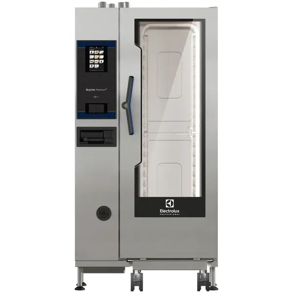 Combisteamer | SkyLine PremiumS | Elektrisch | 20 Niveaus (1/1 GN) | 25°C/300°C | 40.4kW (230V-3F) | Zelfreiniging | Touchscreen | 911x864x1794(h)mm