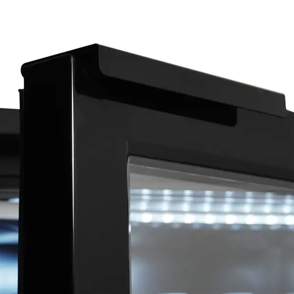 Barkoelkast | 636L | Zwart | +2°C/+10°C | Geforceerd | Draaideuren | 2542x520x860(h)mm