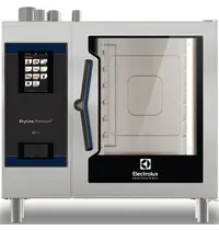 Electrolux Combisteamer | SkyLine PremiumS | Gas | 6 Niveaus (1/1 GN) | 25°C/300°C | 19kW/1.1kW (230V) | Zelfreiniging | Touchscreen | 867x775x808(h)mm 