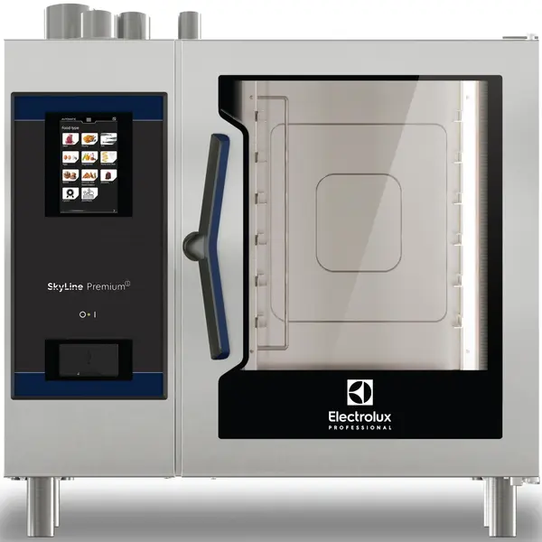 Combisteamer | SkyLine PremiumS | Gas | 6 Niveaus (1/1 GN) | 25°C/300°C | 19kW/1.1kW (230V) | Zelfreiniging | Touchscreen | 867x775x808(h)mm