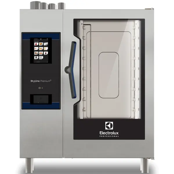 Combisteamer | SkyLine PremiumS | Gas | 10 Niveaus (1/1 GN) | 25°C/300°C | 31kW/1.1kW (230V) | Zelfreiniging | Touchscreen | 867x775x1058(h)mm