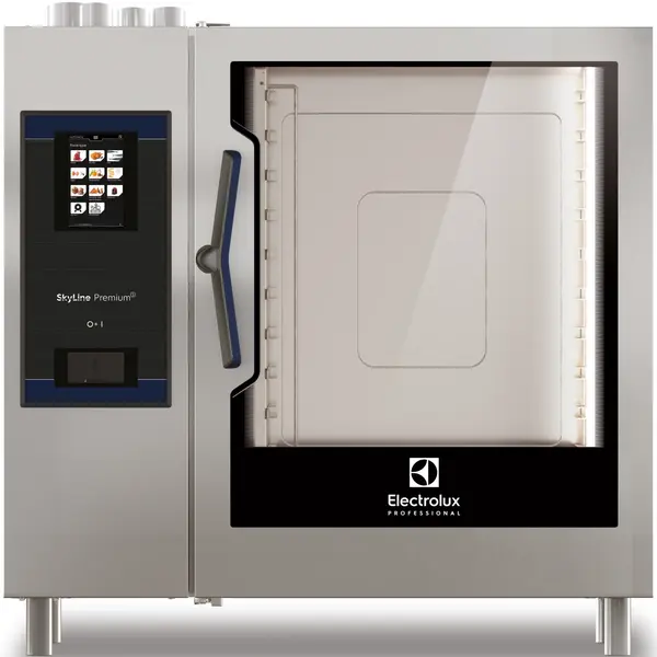 Combisteamer | SkyLine PremiumS | Gas | 10 Niveaus (2/1 GN) | 25°C/300°C | 47kW/1.5kW (230V) | Zelfreiniging | Touchscreen | 1090x971x1058(h)mm
