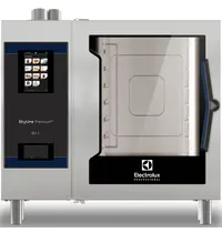 Electrolux Combisteamer | SkyLine PremiumS | Elektrisch | 6 Niveaus (1/1 GN) | 25°C/300°C | 11.8kW (400V) | Zelfreiniging | Touchscreen | 867x775x808(h)mm