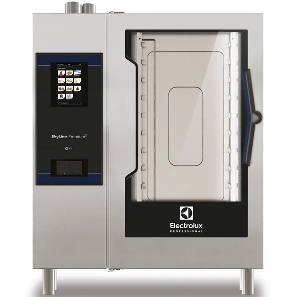 Combisteamer | SkyLine PremiumS | Elektrisch | 10 Niveaus (1/1 GN) | 25°C/300°C | 20.3kW (400V) | Zelfreiniging | Touchscreen | 867x775x1058(h)mm