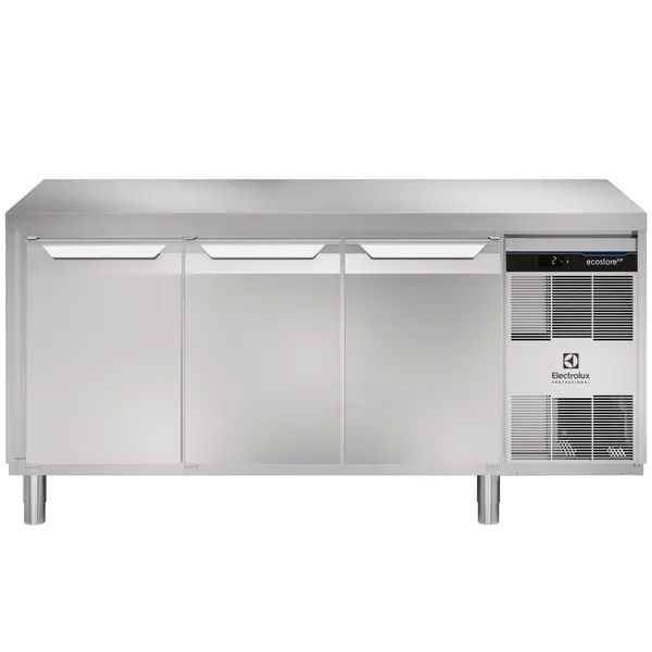 Koelwerkbank  | ecostore HP Premium | Energiezuinig | 440L | 3 Deuren (1/1 GN) | -2°C/+10°C | Geforceerd | 1799x700x900(h)mm