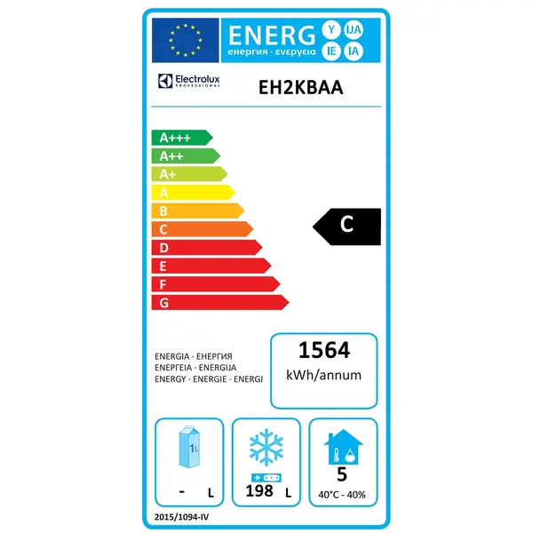 Vrieswerkbank  | ecostore HP Premium | 290L | 2 Deuren (1/1 GN) | -15°C/-22°C | Geforceerd | 1345x700x900(h)mm