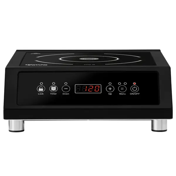 Inductiekookplaat | 1 Kookpunt (Ø240) | 60°C/240°C | 3.5kW (230V) | Timer | 340x440x130(h)mm