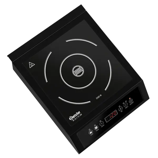 Inductiekookplaat | 1 Kookpunt (Ø240) | 60°C/240°C | 3.5kW (230V) | Timer | 340x440x130(h)mm