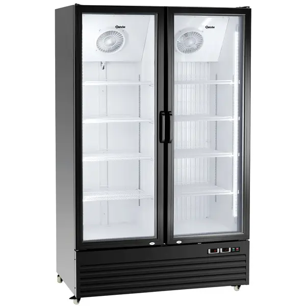 Koel-/Vrieskast | 820L | Zwart | -18°C/-22°C & 0°C/+10°C | Geforceerd | 2 Zones (Apart Instelbaar) | Draaideuren | Wielen (Geremd) | 1220x805x2000(h)mm