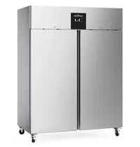 Ecofrost Vrieskast | 1200L (2/1 GN) | RVS | -15°C/-20°C | Statisch + Ventilator | Wielen (Geremd) | 1340x810x2010(h)mm 