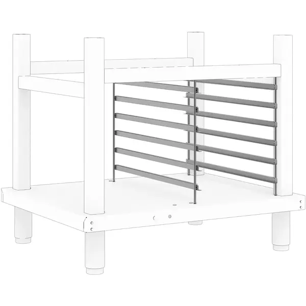 Geleiderframeset | SkyLine | Onderstel & Onderkast | 1/1 GN | 42x621x440(h)mm
