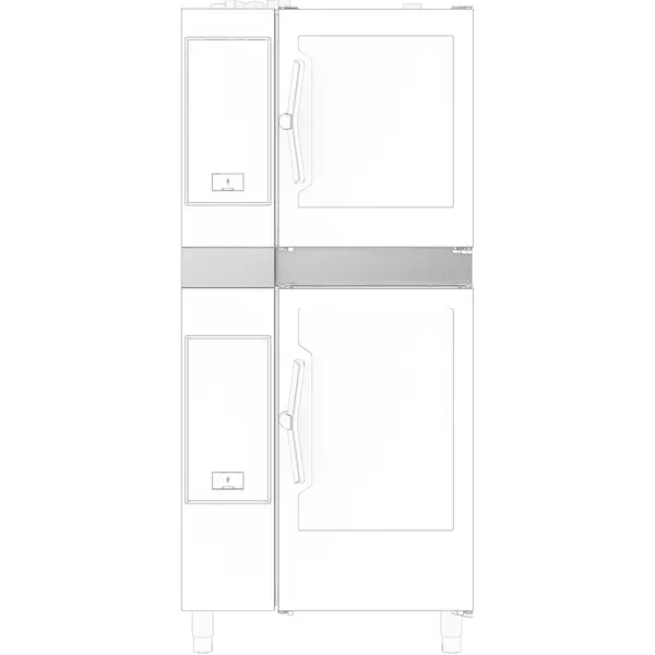 Stapelkit | Electrolux  SkyLine 6 & 10 Niveaus (1/1 GN) Combisteamers | 867x895x120(h)mm